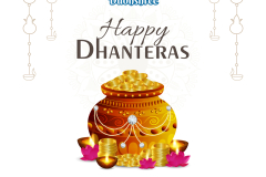 Happy dhanteras celebration background